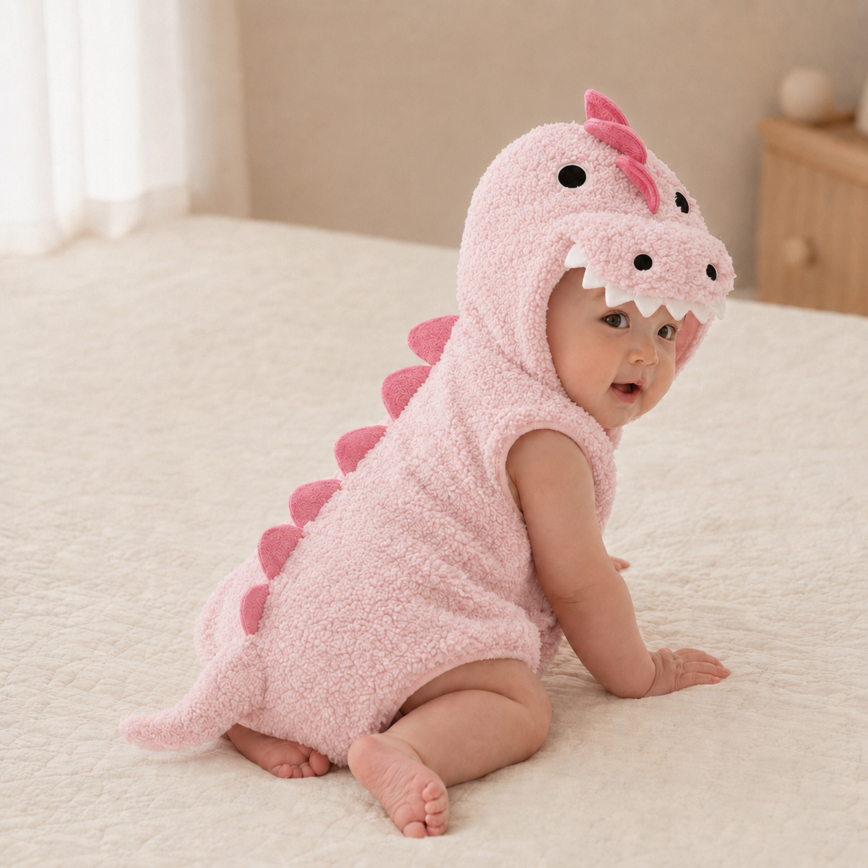 Acase Baby™ Plush Dino Romper