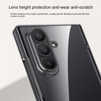 Magnetic Case Z FOLD 7 Electroplated Tempered Glass Front Film Anti-Fingerprint