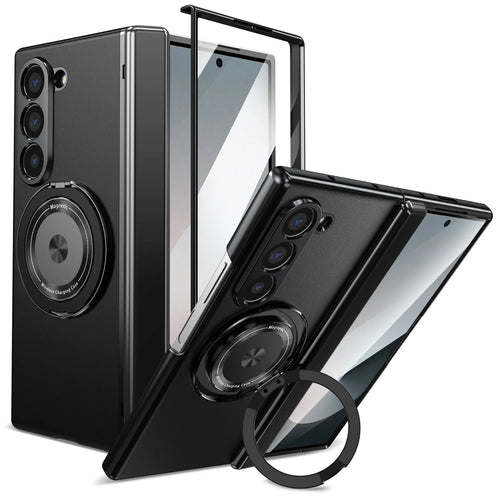 Aluminum Alloy Plate Case Z FOLD 7 - 4 360° Rotatable Magnet Bracket Phone Cover