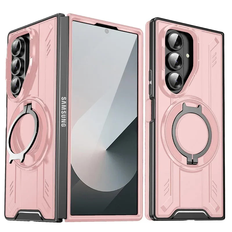 Armor Case Z FOLD 7 Durable Magnetic Holder Cover with Slide Camera Protection