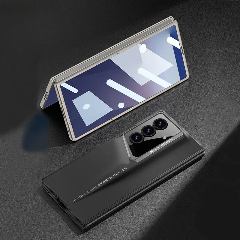 Samsung Galaxy Z FOLD 7 - 5 Ultra Thin PC Case with Built-in Screen Protector