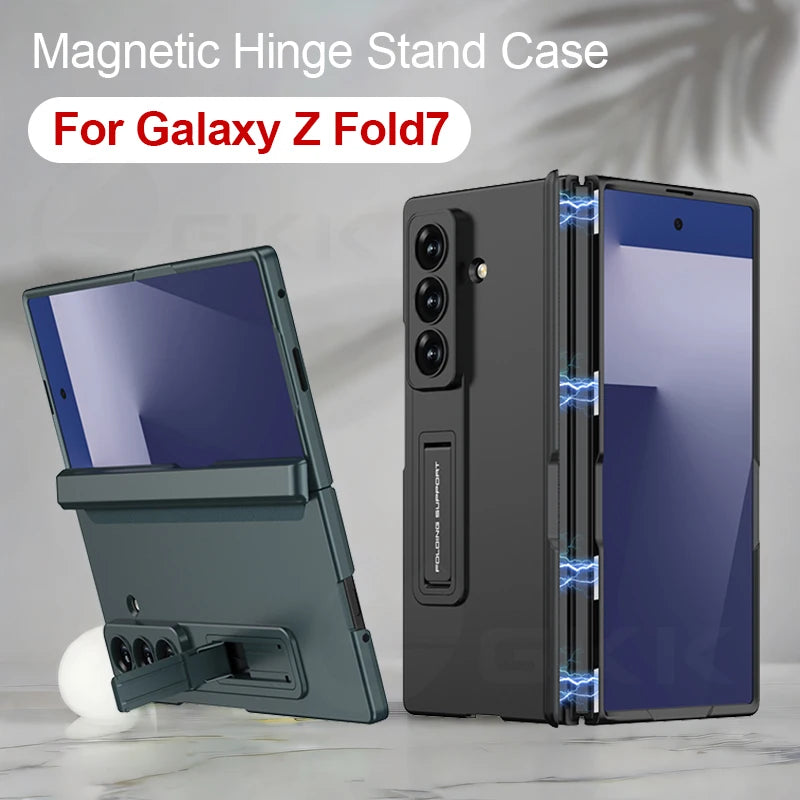 Magnetic Hinge Case Z FOLD 7 - 6 Ultra-thin Shockproof Stand Cover