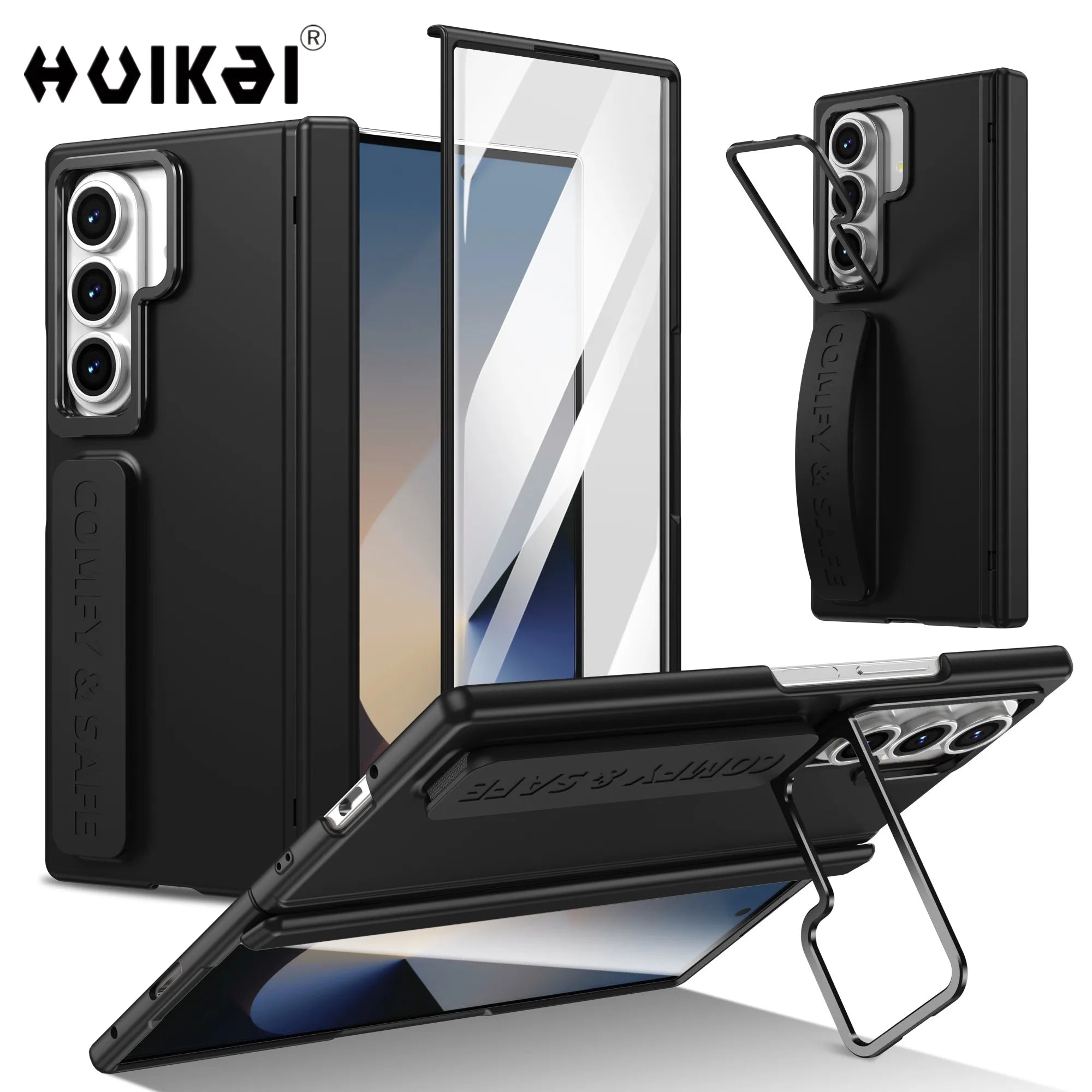 Case Z FOLD 7 - 5 Magnetic Slim Fit with Kickstand and Hinge Protection
