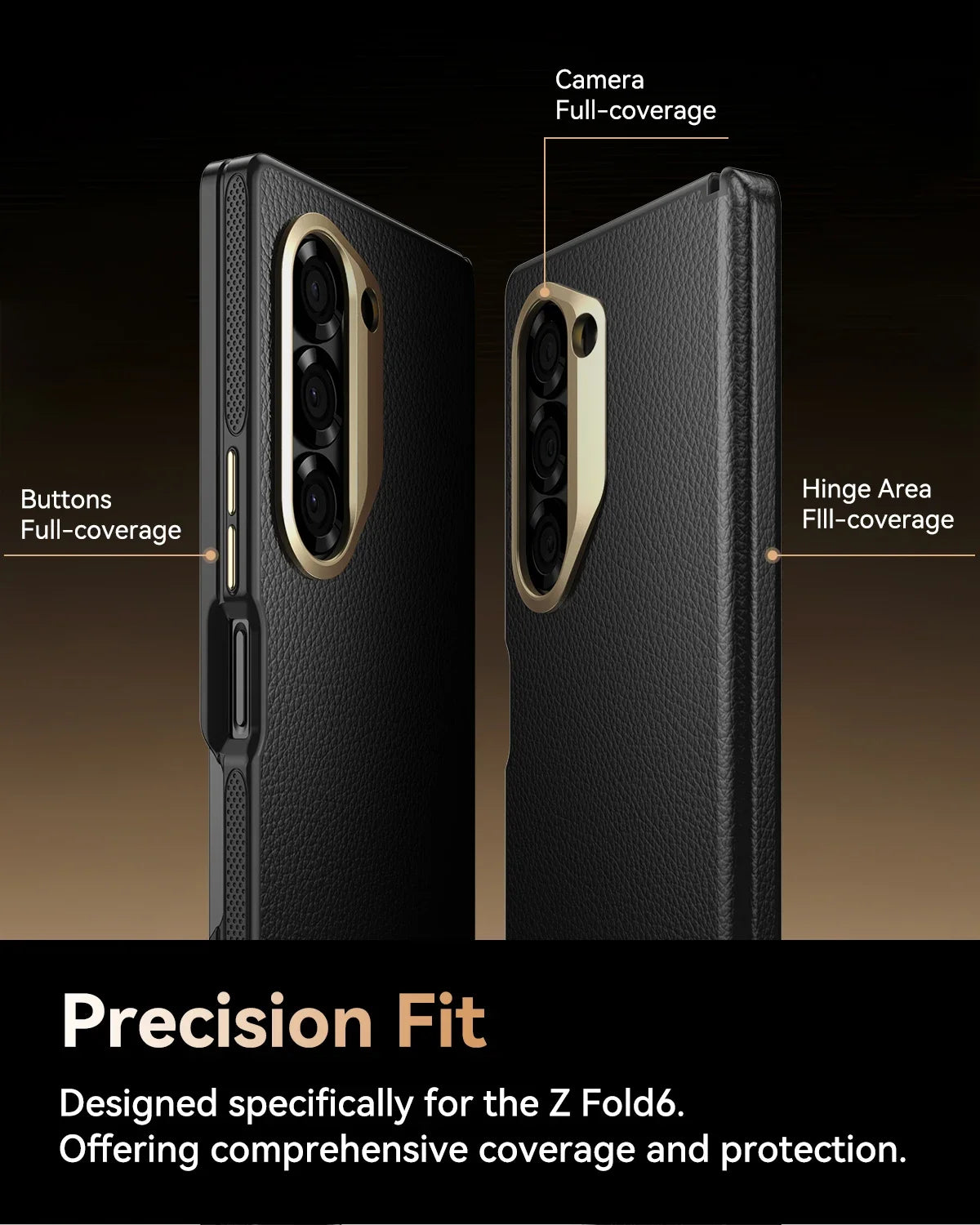 Samsung Z Fold Case Z FOLD 7 - 5 Wireless Charging Compatible Protective Cover