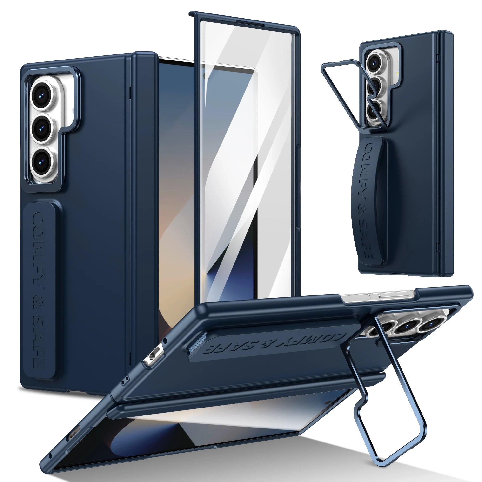 Case Z FOLD 7 - 5 Magnetic Slim Fit with Kickstand and Hinge Protection