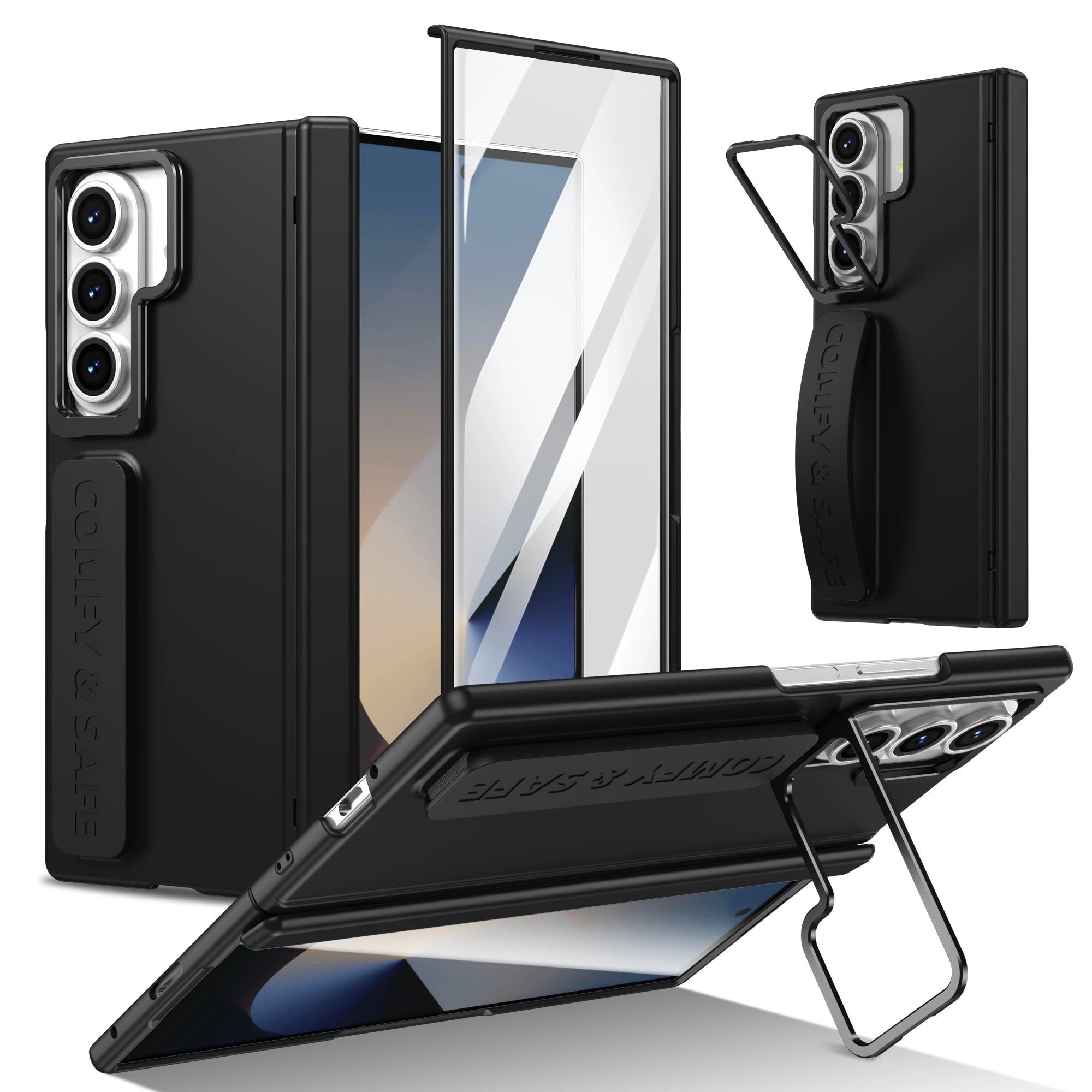 Case Z FOLD 7 - 5 Magnetic Slim Fit with Kickstand and Hinge Protection