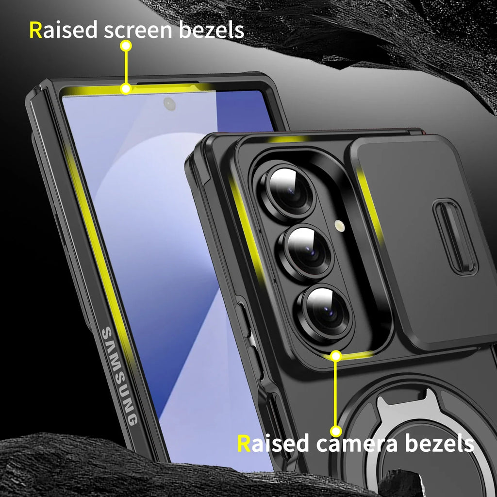 Non-slip Shockproof Armor Case Z FOLD 7 - 6 Protective Magnetic Cover