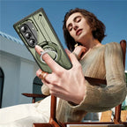 Armor Case Z FOLD 7 Durable Magnetic Holder Cover with Slide Camera Protection