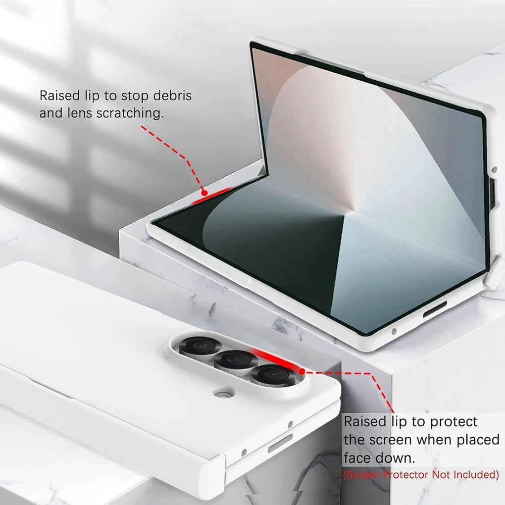 3 in 1 Hinge Protection Case Z FOLD 7 - 3 Slim Matte Shockproof Cover