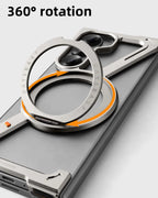 Metal Magnetic Case Z FOLD 7 - 5 Frameless Shockproof Phone Cover with Stand