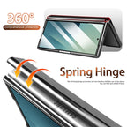 Magnetic Card Holder Case Z FOLD 7 - 3 Foldable Stand Leather Cover