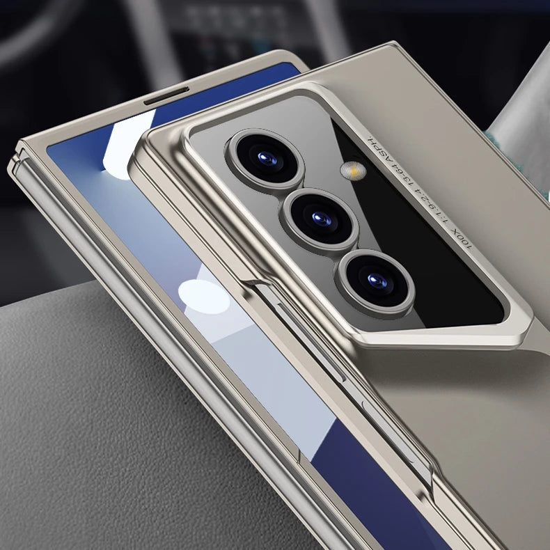 Samsung Galaxy Z FOLD 7 - 5 Ultra Thin PC Case with Built-in Screen Protector