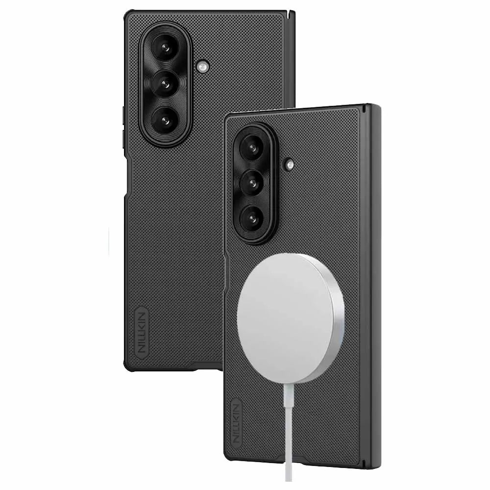 Magnetic Phone Case Z FOLD 7 - Black Shockproof Protective Cover