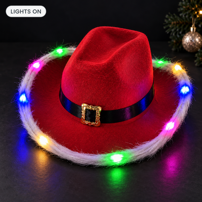 ACASE Noel LED Christmas Cowboy Hat