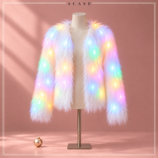 ACASE Aurora LED Faux Fur Coat