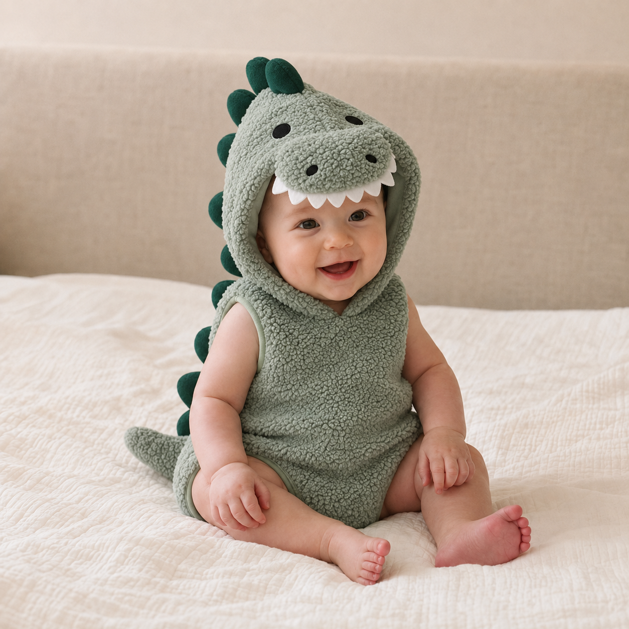 Acase Baby™ Plush Dino Romper