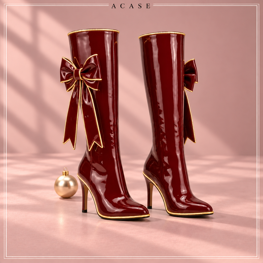 ACASE Noel Bow Christmas Boots
