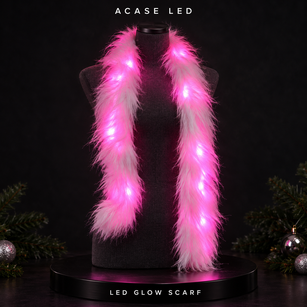ACASE Aurora LED Faux Fur Scarf