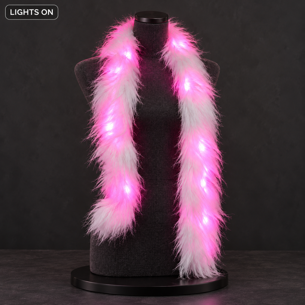 ACASE Aurora LED Faux Fur Scarf